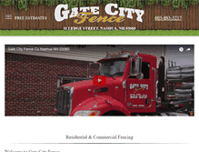 Tablet Screenshot of gatecityfence.com